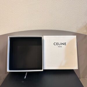 Celine Paris White Box with Black Interior